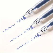 6 Buah, 0,38 mm, Tinta Cepat Kering, Hitam/Biru/Merah - Pulpen Ideal untuk Ujian dan Kantor, Pulpen Tulis Ujung Halus - Beraneka warna - View 9