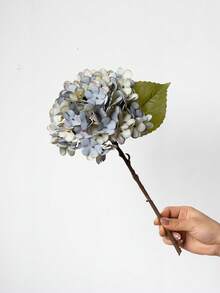 1PC Artificial Hydrangea Flower, Minimalist Home Decor, Wedding Photography Prop, Faux Flower - Multicolor - View 13