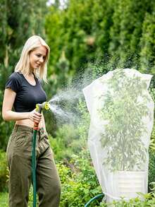 1pc Drawstring Garden Mesh Net,Pest And Bird Protection Cover, Garden Plant Protection Cover, Suitable For Tomato Net, Garden Plant Barrier, Vegetables, Fruits And Flowers - Multicolor - View 5