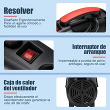 Teeno hidrolavadora 2600psi de presión máxima 2400w negro ats4t - Tipo de Enchufe B USA (110-127V) - Ver 3