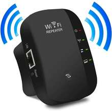 Extensor WiFi 2026, repetidor de señal inalámbrico, amplificador de señal, adecuado para hasta 6000 pies cuadrados y 25 dispositivos, extensor de rango WiFi, configuración con un, compatible con Alexa N300. - 1 - Ver 1