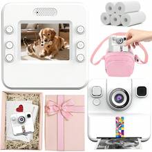 Digital Camera Resolution 1080P The Image Quality Is 48M, Multi-Functionlnstant Print Camera And The Camera Contains A Roll Of Printing Paper It Is Enlarged 8X And Can Flip The Lens 180 ° The Perfect Christmas Birthday Gift - Multicolor - View 25