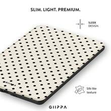 GIIPPA 復古白色底粉色波點印花 Kindle 保護殼，附可調節彈性手帶，自動喚醒/睡眠防震翻蓋電子書閱讀器外殼，兼容所有 Kindle Paperwhite、Basic Kindle 和 Kindle Colorsoft 版本，適合情人節、返校季、辦公室、聖誕節、萬聖節、感恩節假期，送女友的最佳禮物，完美的婚禮季禮物，復古波點閱讀美學 - 多色2 - 查看 5