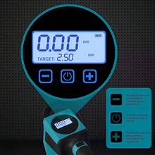 Compresor Portátil Bosich Inalámbrico de 150 PSI con Pantalla Digital para Neumáticos de Coche y Moto - verde - Ver 4