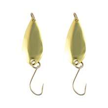 Spoon Metal Spinner Bait Lure Single Hook Micro Fishing Spoon Lure Gold Silver Color For Trout Bass Freshwater Casting Fishing Tackle - Multicolor - View 11