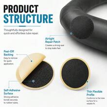 30/20/10PCS Glue-Free Bicycle Tire Patches - Quick Self-Adhesive Repair For Tyre Protection Quick Repair Glue-Free Bike Tire Patches Tools Adhesive Quick Drying Tyre Protection Patch For Bicycle Repair Accessories - Multicolor - View 5