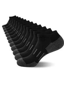 5/10/20 Pairs Sweat-Absorbing Socks And Sports Socks - Multicolor - View 2