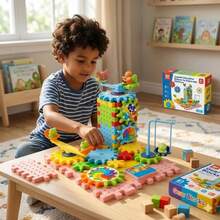81-Piece Electric Gear Block Educational Toy - Multicolor - View 1
