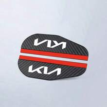 For KIA 2Pcs Car Accessoires Awnings Shelters Rearview Mirror Rain Cover Carbon Fiber Side - A - View 5