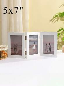 Minimalist Folding Photo Frame With Multi Slots Elegant Collage Picture Frame For Families Classic Hinged Picture Frame Ideal For Office Desk Tabletop Frame Home Decor Display Stands.Back To School Photo Frames - Multicolor - View 13