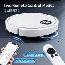 This 3-In-1 Smart Robot Vacuum Integrates Sweeping, Vacuuming, And Mopping Functions Into One Unit. It Supports App And Remote Control Operation, Equipped With A Built-In Water Tank And Anti-Drop Sensors, Suitable For Cleaning Hardwood Floors. - USB Port - View 8