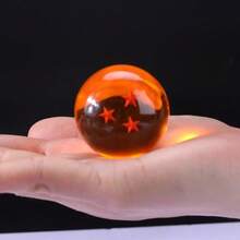 Starry Sky Crystal Ball Set 1pc Transparent Spherical Display Ball Blue Orange Collectible Desktop Decor Fantasy Style Room Ornament Birthday Gift Back To School Gift Holiday Gift - Multicolor - View 6