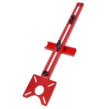 Extended 3-In-1 Milling Groove Bracket, Woodworking Milling Fixture, Aluminum Alloy Slotting Milling Roundness Device, Hole Trimming Machine Bracket, Adjustable Slotting Mountain Positioning Tool, Woodworking Cutting Circular Auxiliary Tool - Milling Groove Bracket - View 12