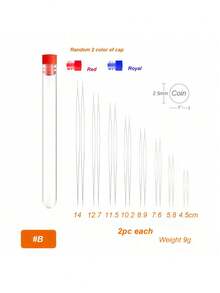 24pcs Beading Needles, 6 Sizes, Large Eye Beading Needles, Foldable Beading Needle Set, Suitable For Jewelry Making - Beading Tools - View 7