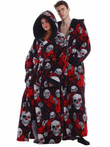 Couples Long Bathrobe Autumn/Winter Thickened Home Wear Long Style - Multicolor - View 6