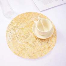 15/30/60/120pcs Gold Foil Mesh Placemats, Disposable Table Mats For Birthday Party, Holiday, Wedding, Dinner, BBQ, Indoor And Outdoor Dining, Heat Insulation, Tabletop Protection, Home Kitchen Table Decor - Gold - View 7