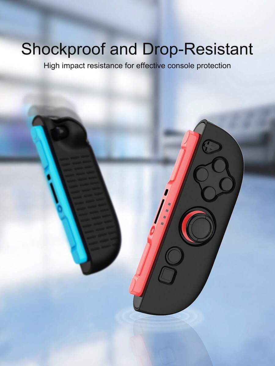 相容於 Switch 2,可拆卸式矽膠控制器保護殼,防摔、防滑、防刮、防汗,提升遊戲操作手感與握感 - 查看 1