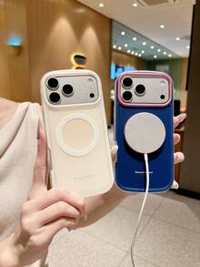 Matte Pink & Navy Blue