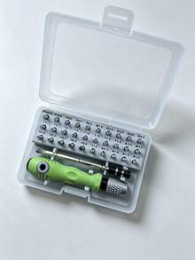 32pcs Precision Screwdriver Set, Covers Flat, Torx, Hex And Other Common Models, Small Home Appliances, Bit Holder Slot Prevents Loss, Compact And Portable, Suitable For Home Repair And Emergency Use, Essential Hardware Repair Tool, High Cost-Performance - Screwdriver Set - View 4