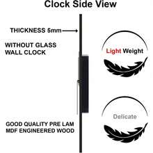 1pc 12"/16" Creative Small House Wall Clock, Ultra-Quiet Quartz Movement, No Ticking Sound, Suitable For Decorating Living Room, Bedroom, Office, Kitchen And Cafe, Perfect Decorative Gift For Friends And Family, Can Be Used For Room Decor, Bedroom Decor, Dorm Decor, Back To School Decor, School Surprise, Home Decor And School Supplies. - Decorative Wall Clock - View 7