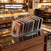 1件 CD/DVD 收納架 客廳家具光碟展示架，適合收藏與整理音樂光碟、遊戲光碟、電影 DVD，適用於居家客廳與視聽室展示，光碟收藏者收納容器 - 透明 - 查看 10