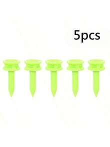 5/10/30/60/100/200/300pcs Golf Tees, Rubber And Plastic Material Golf Ball Stands, Suitable For Golf Sports - Green - View 6