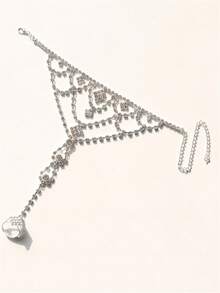 Summer Beach Accessories Toe Jewelry Fashion Sexy Toe Ring Foot Chain Party Accessories - Silver - View 2