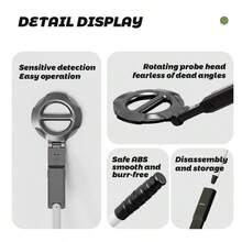 Metal Detector Toy For Kids 3-8 Years Old, STEM Educational Toy, Suitable For Boys And Girls, Fun Science Kit, Perfect For Beach, Backyard And Outdoor Activities - Grey - View 8