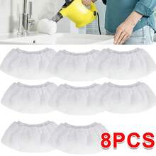 8x Steam Cleaner Terry Cloth Covers Hand Tool Cleaning Pad For KARCHER SC4 SC5 - View 9