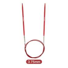 Detachable Interchangeable Circular Knitting Needles, Red Anodized Aluminum Needles With Detachable Flexible Cable (39.37inch), Smooth Rust-Resistant Circular Knitting Needles, Suitable For Scarves, Hats, Sweaters And DIY Yarn Knitting Projects - Crochet - View 6