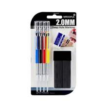 MROOFUL 2.0mm Long Nose Mechanical Pencil Set, 4 Deep Hole Marking Pencils ,Refillable Drafting Pencils For School, Office, Home, Woodworking And DIY, 3 Style Options - Multiple Styles - View 15
