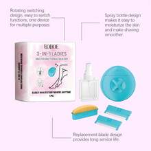 EELHOE EOHOE 3-In-1 Women's Razor, Multi-Functional Gentle Body Shaver And Hair Remover Travel Set, Provides A Smooth Shaving Experience, Long-Lasting And Efficient. Convenient For Moisturizing Skin Anytime, Enhancing Shaving Results Waxing Kit Hair Removal - View 8