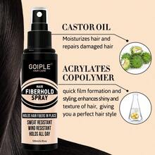 Goiple 髮纖維造型噴霧 Fiber Lock 120ml/4fl.Oz 纖維定型噴霧，固定纖維不移位，抗風抗汗，全天持久，增強細髮凝聚力 - 黑色 - 查看 6