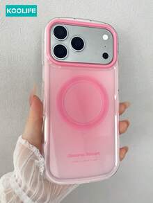 KOOLIFE Fashion Dopamine Gradient Solid Color Tie Dye, Pure Sky Blue, Supports Magnetic Wireless Charging, Korean/Japanese Style Phone Protective Case, Compatible With Iphone 18 Pro/18 Pro Max/17 Pro Max/16 Pro Max/15 Pro Max/14/13... - Deep Pink Ombre - View 2