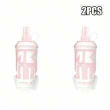 2 Buah Botol Air Olahraga Lipat WRELS, Botol Portabel untuk Gym, Kantung Air Minum Penting untuk Lari, Ideal untuk Lari Pria, Mendaki, dan Berkemah - MultiWarna - View 16