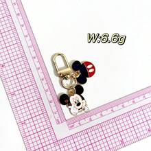 2pcs Disney New Cute Mickey Minnie Couple Keychain, Exquisite Unisex Metal Pendant Key Chain For Bag - View 7