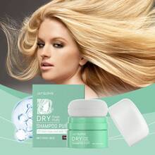JAYSUING Dry Shampoo Puff 5g/0.18oz Polvo Cabello Seco Volumen Fresco Control Grasa Absorbe Aceite Raices Todo Tipo Cabello - Polvo - Ver 1