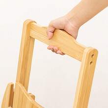 Bamboo Bar Stools Kitchen Breakfast Bar Seat Barstool Foldable Dining Chair - UK-g053501 - View 8