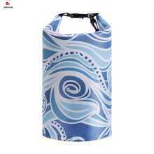 1pc Swimming Rafting Outdoor Beach One Shoulder Handheld Bucket Bag, Swimming Rafting Storage Bag, Upstream Backpack Beach Bag, All-Over Print - Multicolor - View 7