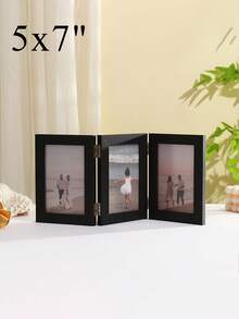 Minimalist Folding Photo Frame With Multi Slots Elegant Collage Picture Frame For Families Classic Hinged Picture Frame Ideal For Office Desk Tabletop Frame Home Decor Display Stands.Back To School Photo Frames - Multicolor - View 18