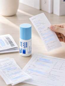 1pc Thermal Paper Eraser Liquid, Thermal Paper Correction Fluid, Express Waybill Eraser Liquid, Logistics Label Eraser Liquid, Express Waybill Personal Information Eraser, Address Information Cover, Portable, Suitable For Home And Office - A - View 5