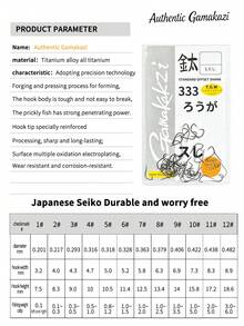 26 顆正宗鈦合金超細競技狼牙鉤，拉力更強且更細緻，鉤尖更耐刺，適用於輕口鯉魚、鯉魚 - All titanium competitive wolf teeth without thorns [Gamma] - 查看 24