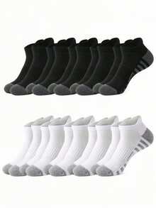 5/10/20 Pairs Simple Neutral Short Socks, Comfortable Casual Multi-Functional Couple Socks, Suitable For All Seasons, 20/1 Pair Optional - Multicolor - View 2