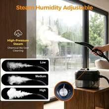 Aimkon iTP High Temperature High Pressure Steam Cleaner, Large Capacity With Full Set Of Accessories, Chemical-Free Deep Cleaning, Powerful Stain Removal For Multiple Scenarios, Suitable For Whole House Cleaning - US A Type Plug(110-127V) - View 7