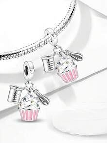 1 buah Set Manik-manik Liontin DIY Kue Cantik dan Modis, Cocok untuk Gelang Wanita, Pembuatan Perhiasan DIY dan Dekorasi Pakaian Sehari-hari, Cocok untuk Anak Perempuan - kue - View 4