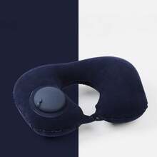 Inflatable Pillow, Portable Travel Neck Pillow, Pressure-Inflated U-Shaped Pillow, Space-Saving - Multicolor - View 6