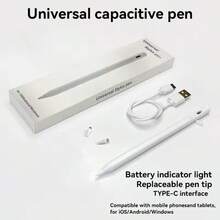 2026 Upgraded Universal Stylus – High-Precision Stylus Compatible With IPad, Android, And Phones And Tablets. Features Tilt Sensitivity And Palm Rejection. A Dual-Tip Capacitive Stylus For IOS And Android Phones/Tablets. Suitable For All Brands; An Intelligent Choice. - Multicolor - View 3