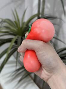 Tachimi 1pc Easy Storage Daily Strawberry Squeeze Toy, Soft & Crunchy, Crunchy & Soft, Fingertip Toy, Children's Toy, Slow Rebound Squeeze Toy, Suitable For Indoor Leisure Use, Random Shipment - Multicolor - View 2