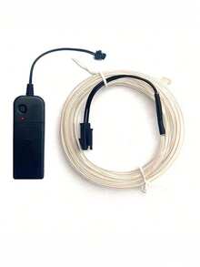 RGB EL 導線汽車內飾氛圍燈，USB 聲控霓虹燈條，適用儀表板與車門裝飾，可彎曲 DIY 霓虹燈帶，適合派對與服裝裝飾 - 多色光 - 查看 11