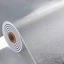 Película de aislamiento y protección térmica de aluminio y malla resistente a desgarros para ventanas, reutilizable y sin pegamento, incluye punto adhesivo de regalo para parasol. Proporciona oscurecimiento total, protección UV y privacidad, adecuada para aislamiento del calor en verano y necesidades de calidez en invierno. Aplicable para ventanas de dormitorio, dormitorio y coche. - A - Ver 9